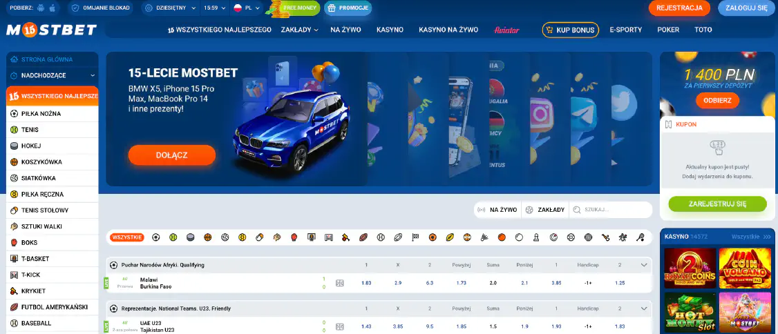 Mostbet Casino w Polsce