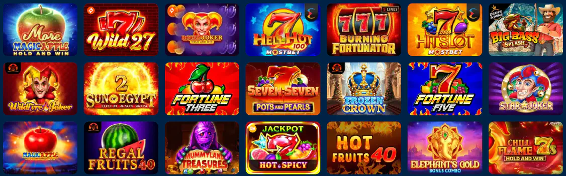 mostbet slots